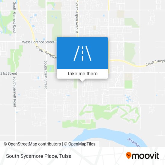 Mapa de South Sycamore Place