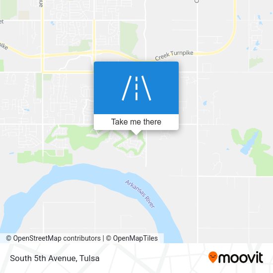 Mapa de South 5th Avenue