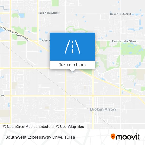 Southwest Expressway Drive map