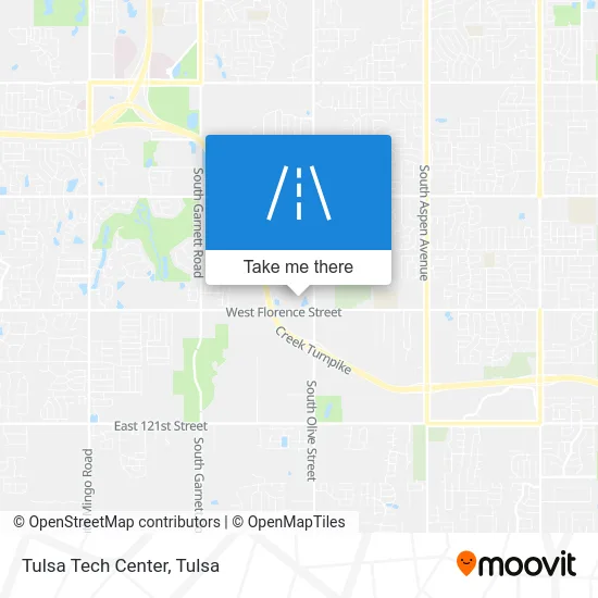 Tulsa Tech Center map