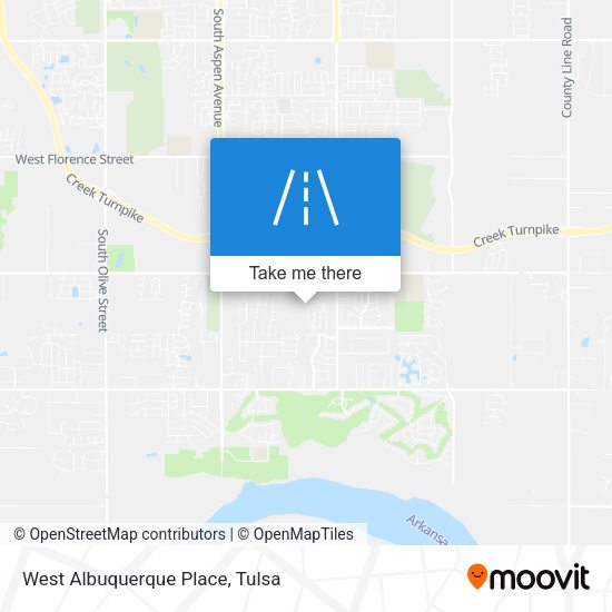 West Albuquerque Place map