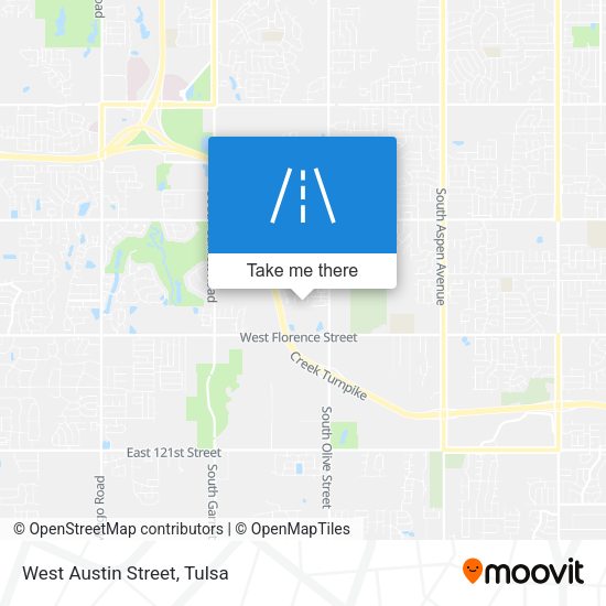 Mapa de West Austin Street