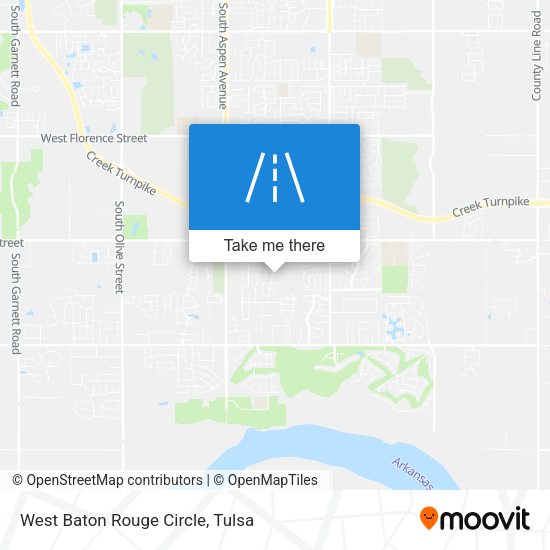 West Baton Rouge Circle map