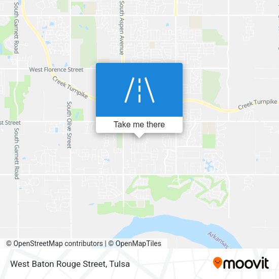 Mapa de West Baton Rouge Street