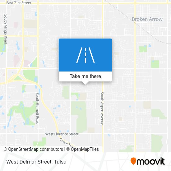 Mapa de West Delmar Street