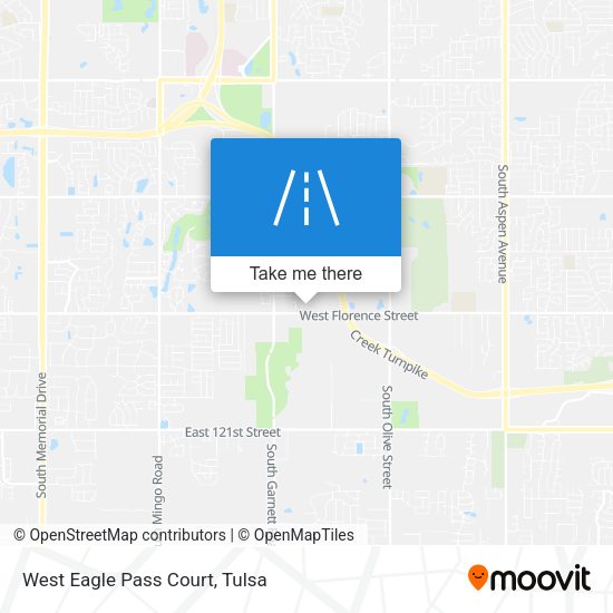 Mapa de West Eagle Pass Court