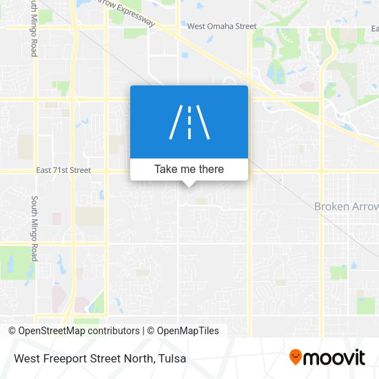 West Freeport Street North map