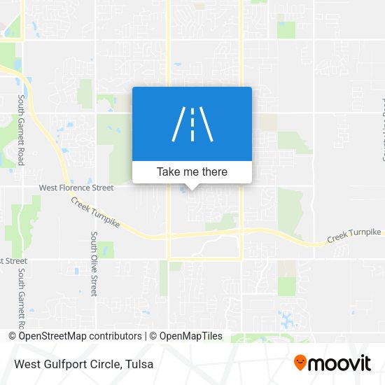 West Gulfport Circle map