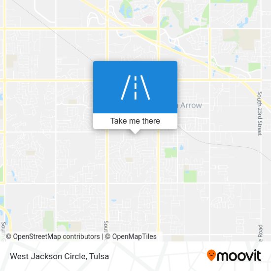 Mapa de West Jackson Circle
