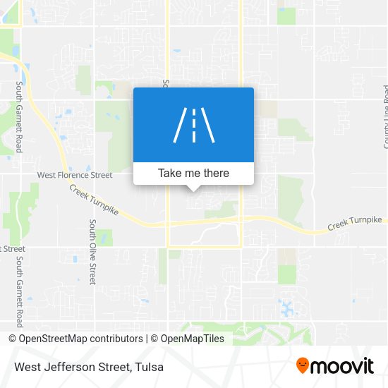West Jefferson Street map