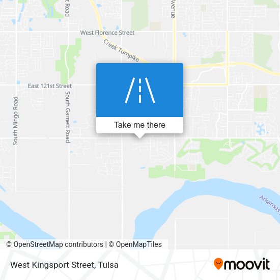 Mapa de West Kingsport Street