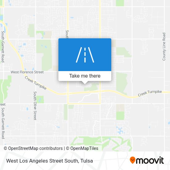 West Los Angeles Street South map