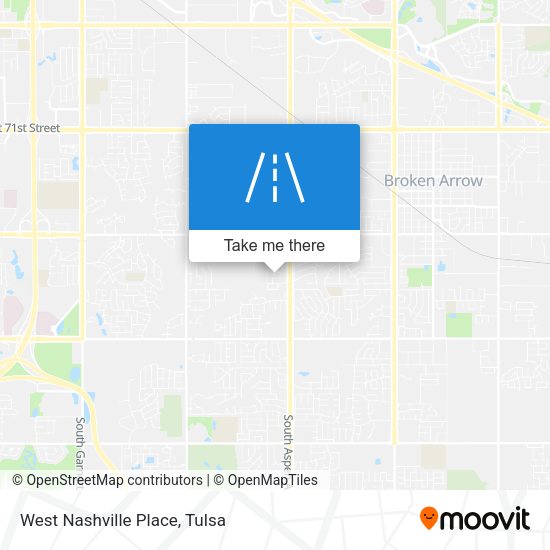 West Nashville Place map