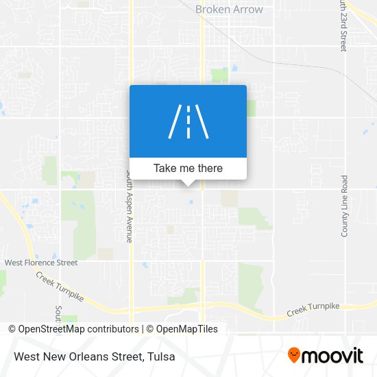 West New Orleans Street map