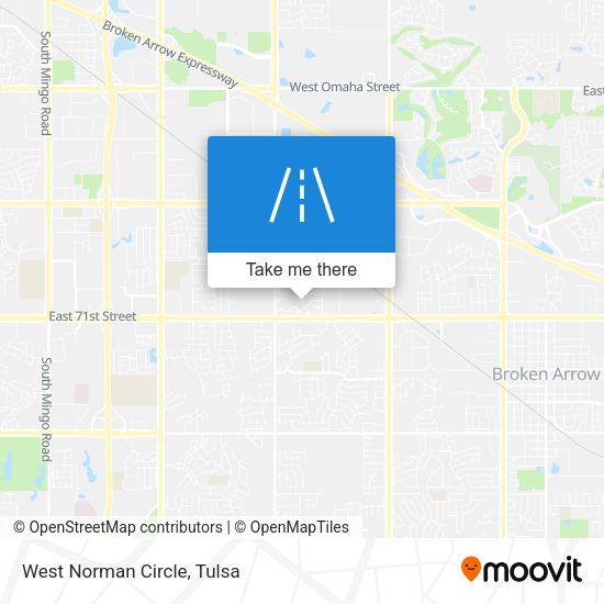Mapa de West Norman Circle