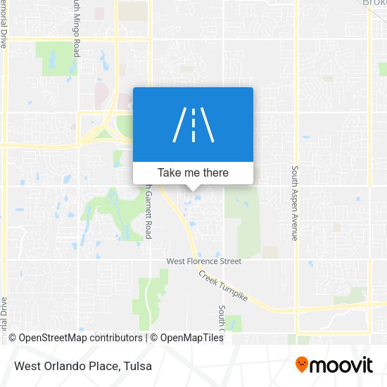 Mapa de West Orlando Place