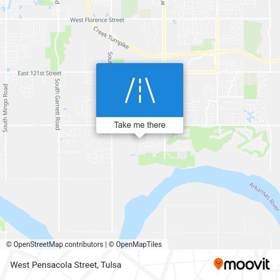 West Pensacola Street map