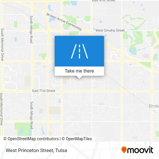 Mapa de West Princeton Street