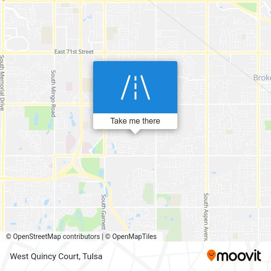 Mapa de West Quincy Court