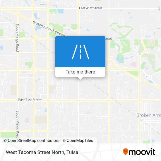 West Tacoma Street North map