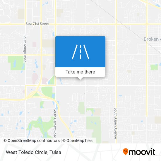 West Toledo Circle map