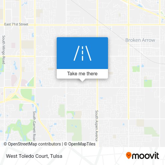 West Toledo Court map
