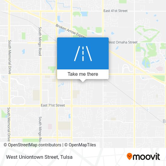 West Uniontown Street map