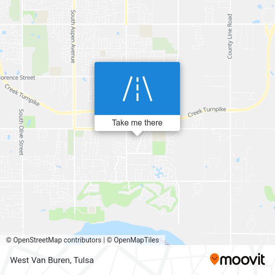 Mapa de West Van Buren