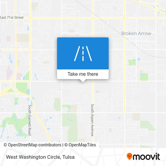 West Washington Circle map