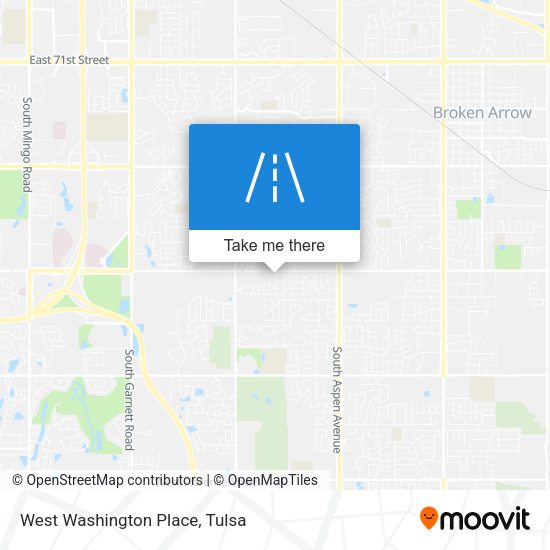 West Washington Place map