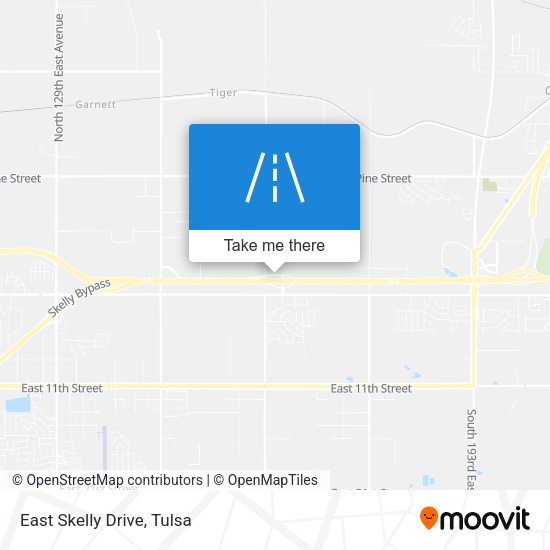 East Skelly Drive map