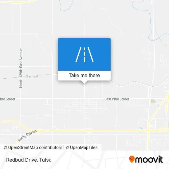 Redbud Drive map
