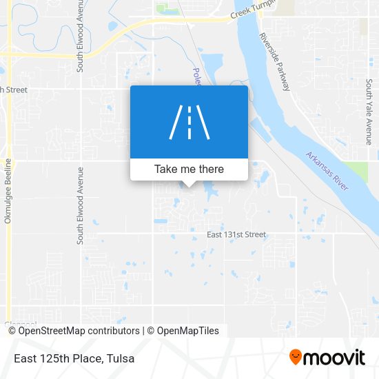 Mapa de East 125th Place
