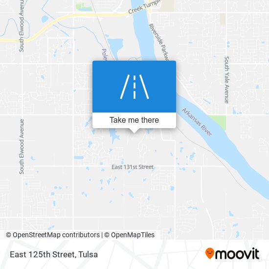 East 125th Street map