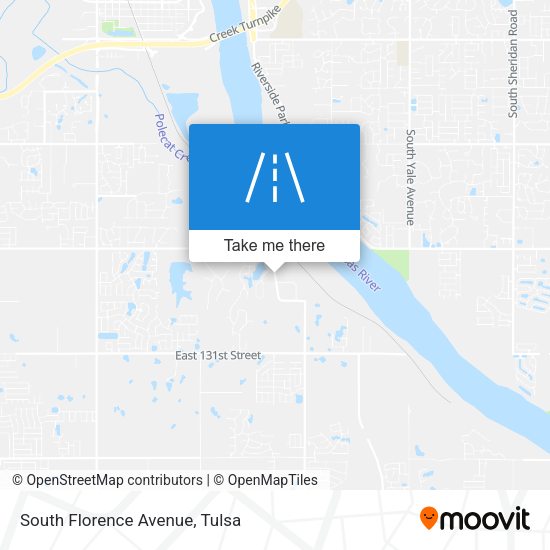 South Florence Avenue map