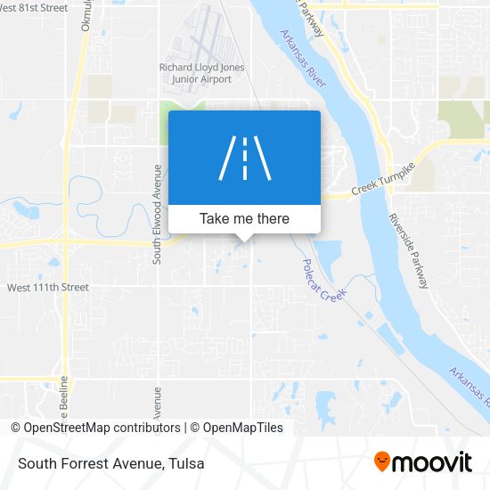 Mapa de South Forrest Avenue
