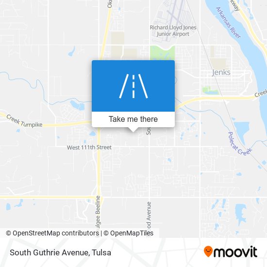 South Guthrie Avenue map