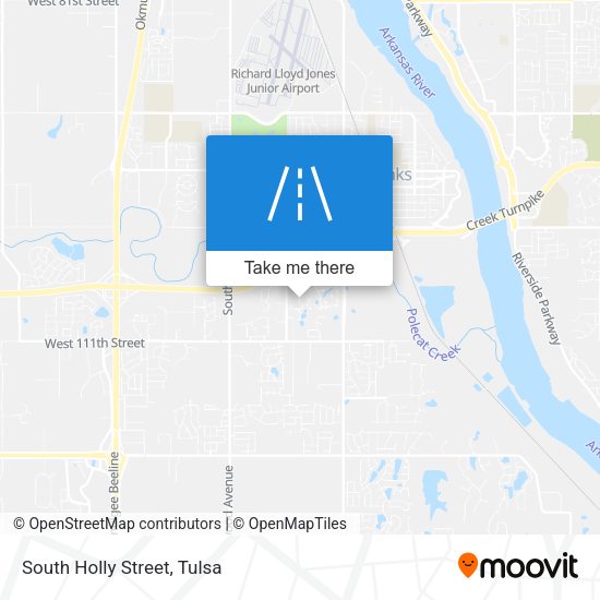 Mapa de South Holly Street