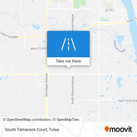 South Tamarack Court map