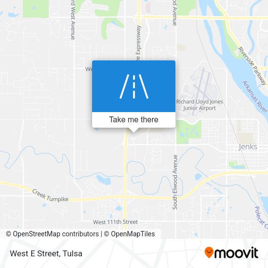 Mapa de West E Street