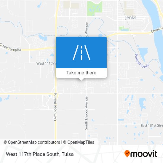 Mapa de West 117th Place South