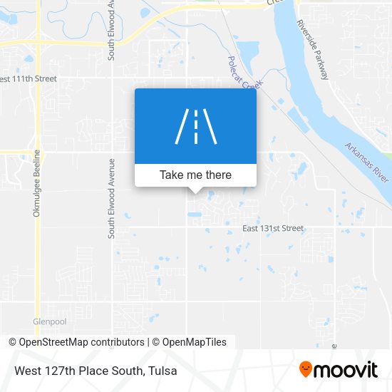 Mapa de West 127th Place South