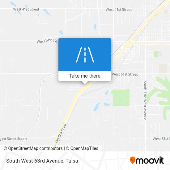 South West 63rd Avenue map