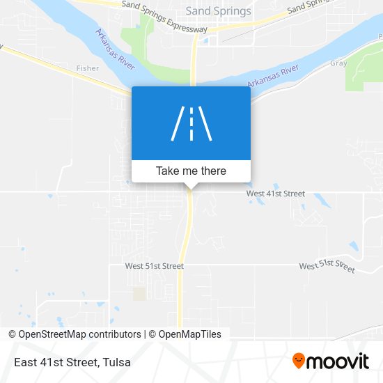 Mapa de East 41st Street