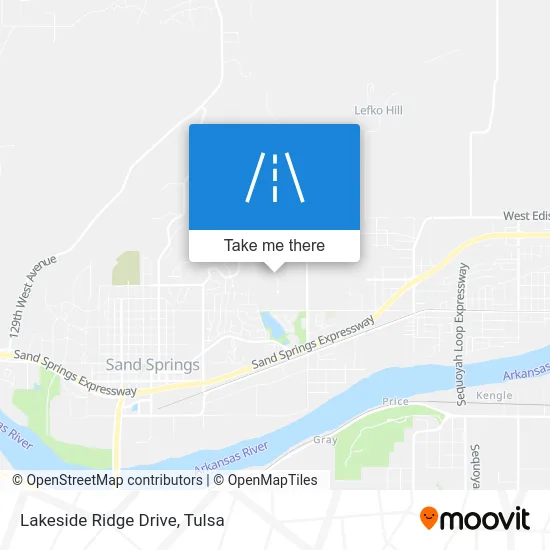 Lakeside Ridge Drive map