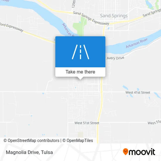 Magnolia Drive map