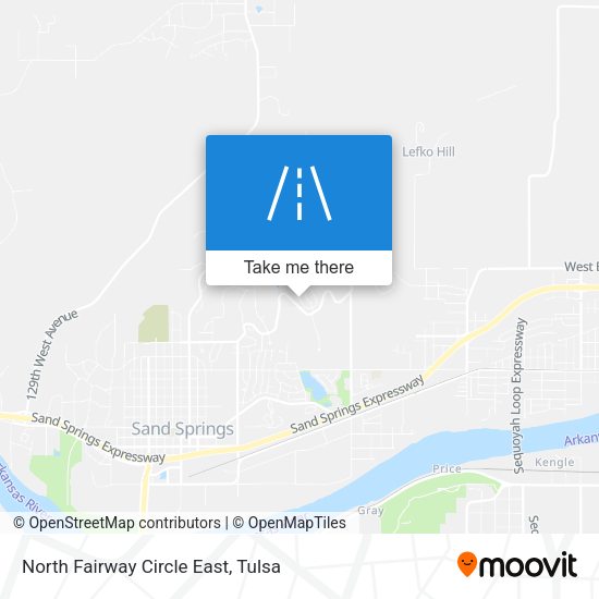 Mapa de North Fairway Circle East