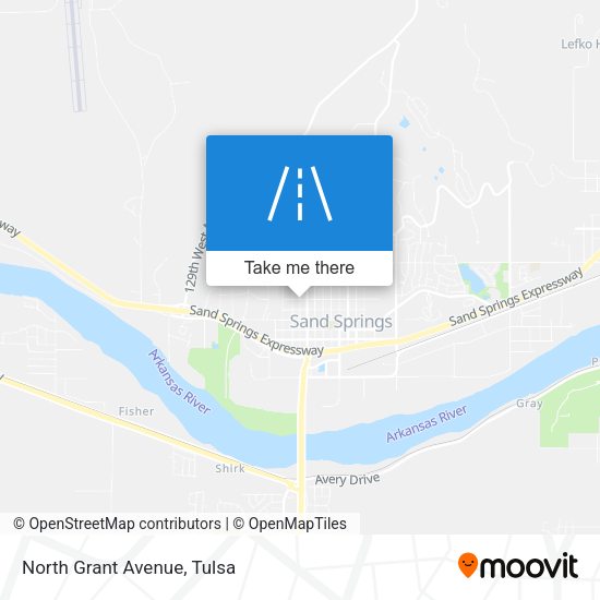 Mapa de North Grant Avenue