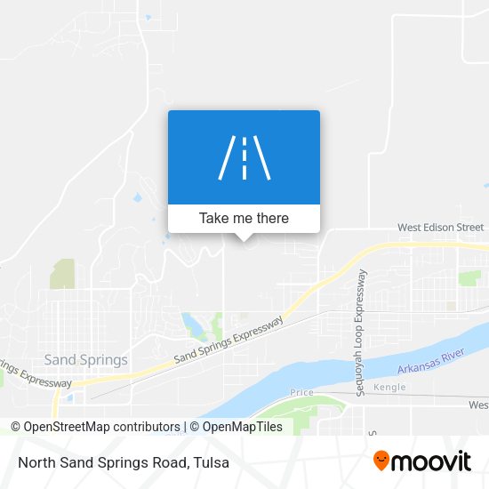 Mapa de North Sand Springs Road