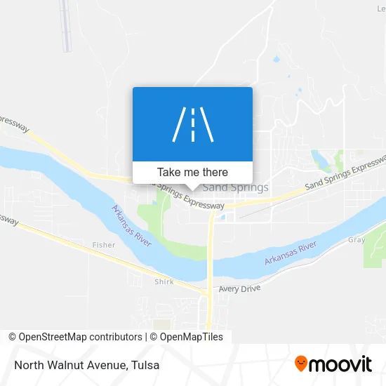 North Walnut Avenue map